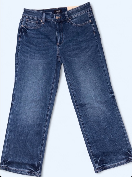 NYDJ Denim - NYDJ NWT Relaxed Piper Crop Jeans, Straight Leg - Size 6